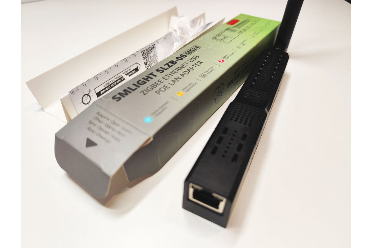SMLIGHT SLZB-06MG24 – Zigbee Ethernet PoE Coördinator voor Home Assistant