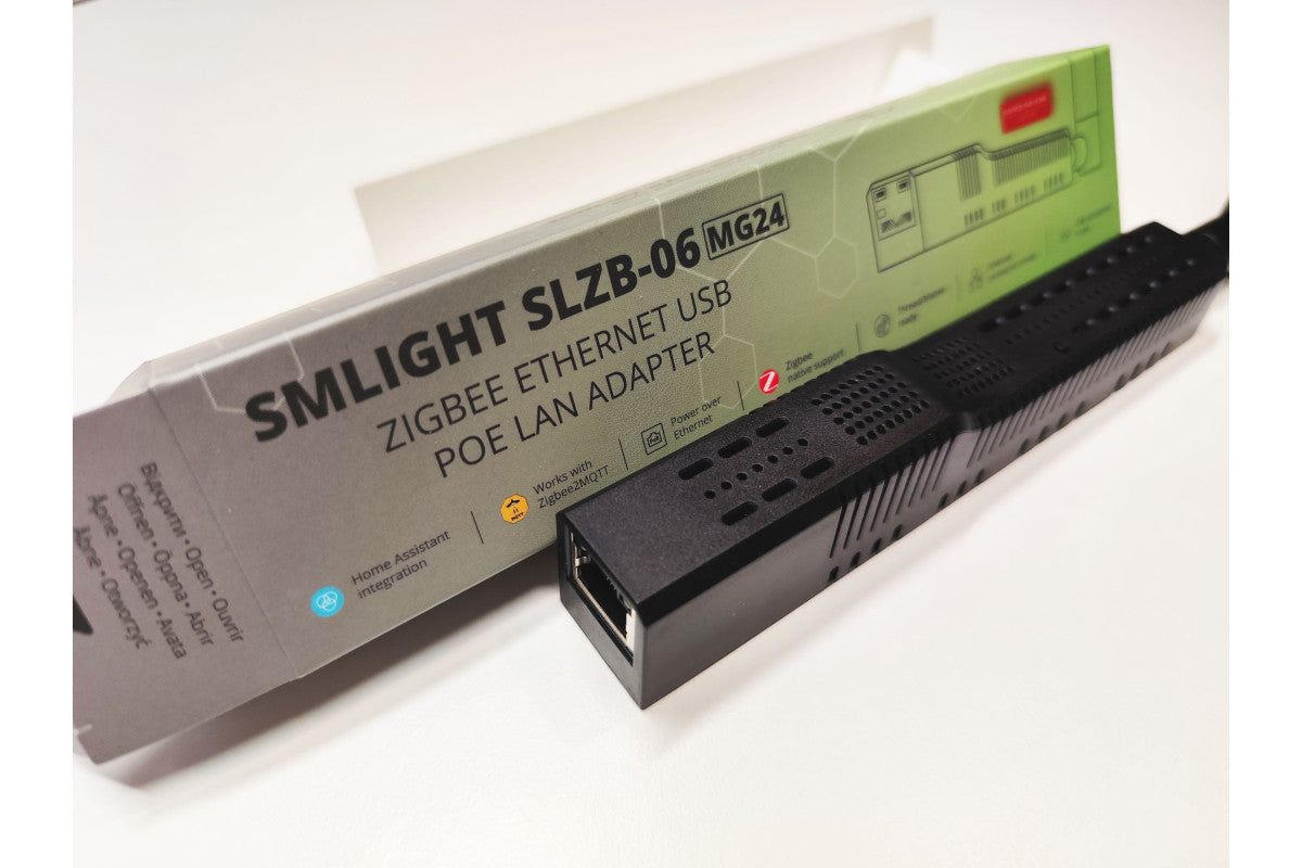 SMLIGHT SLZB-06MG24 – Zigbee Ethernet PoE Coördinator voor Home Assistant