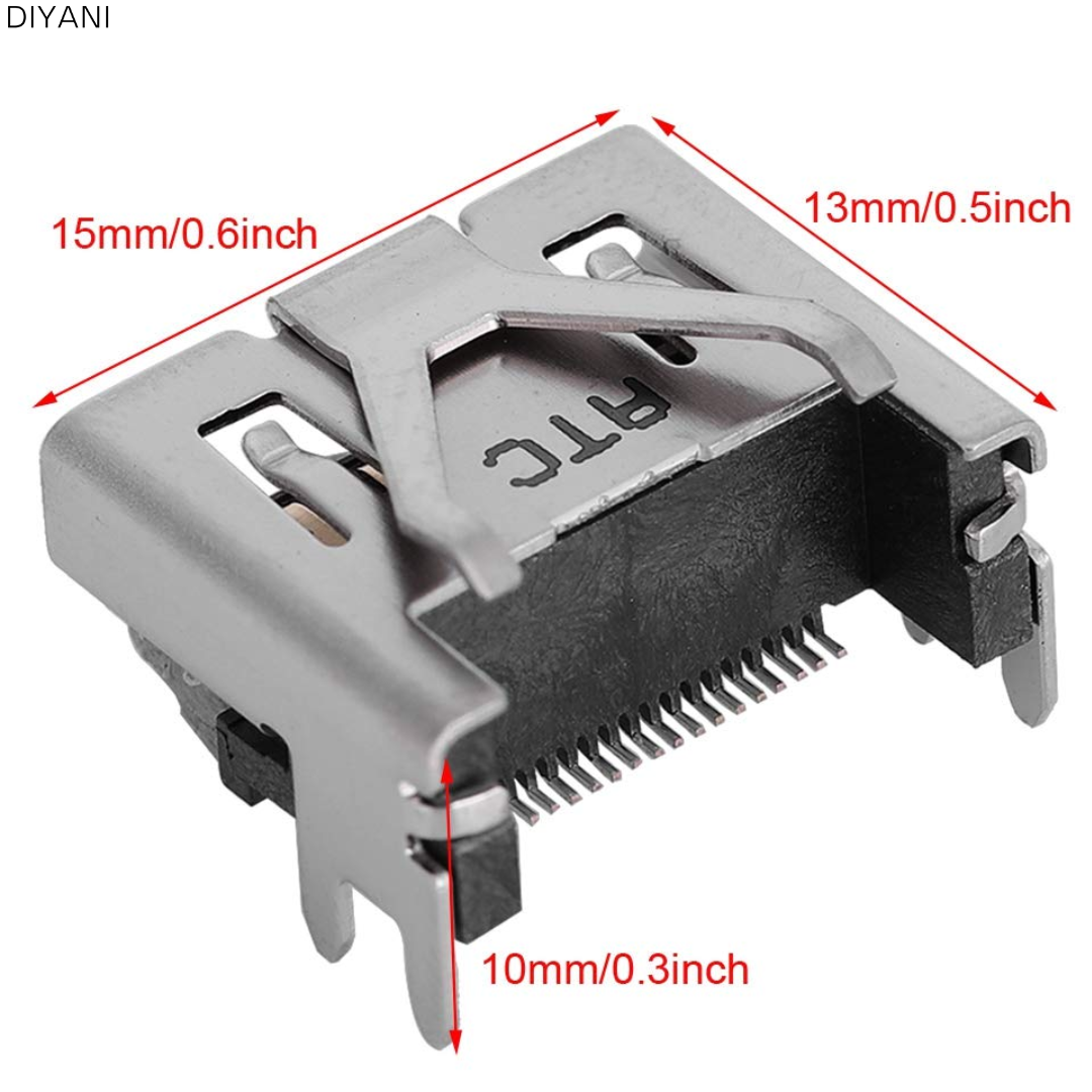 PS4 SLIM / PRO HDMI poort afmetingen
