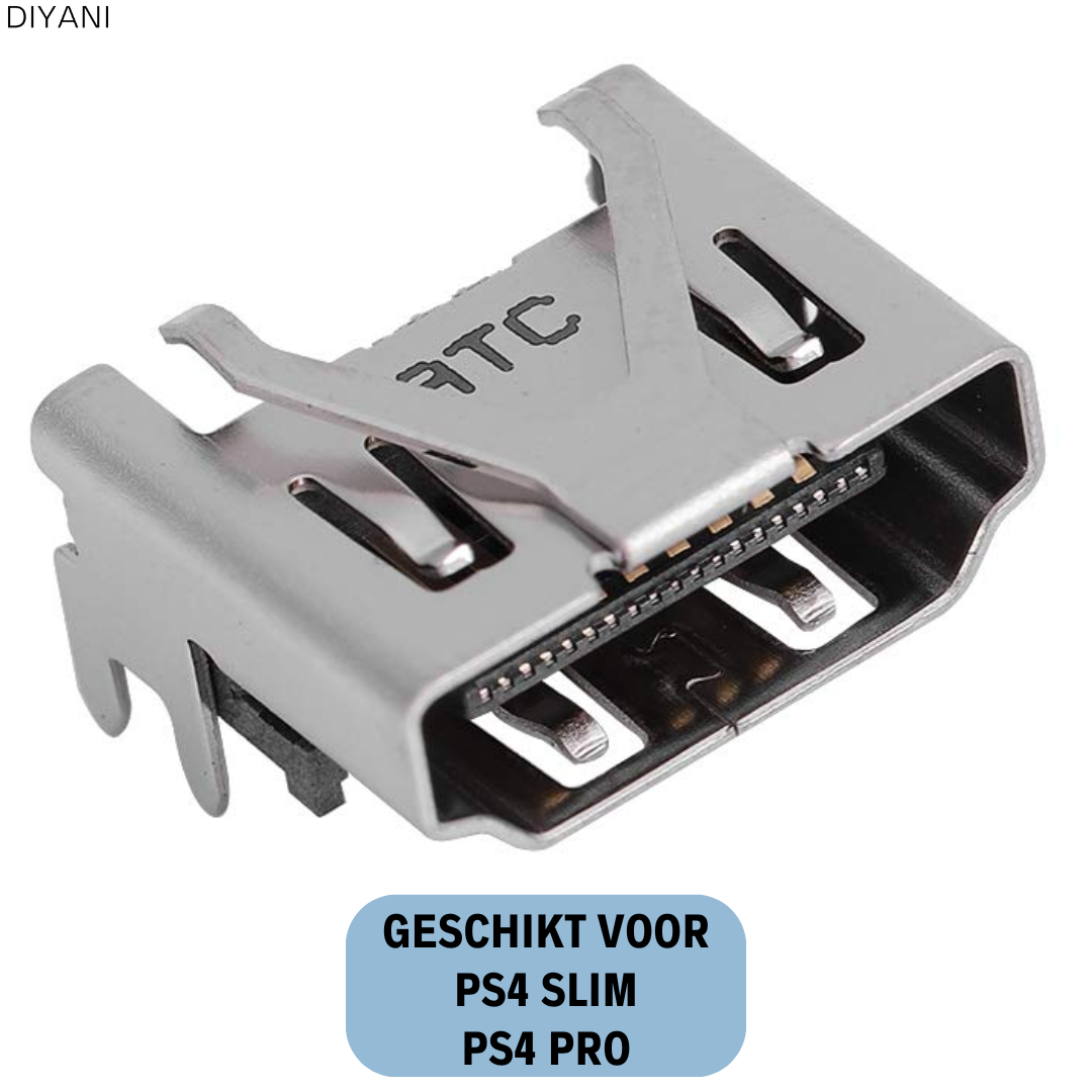 PS4 SLIM / PRO HDMI poort vanuit voorkant
