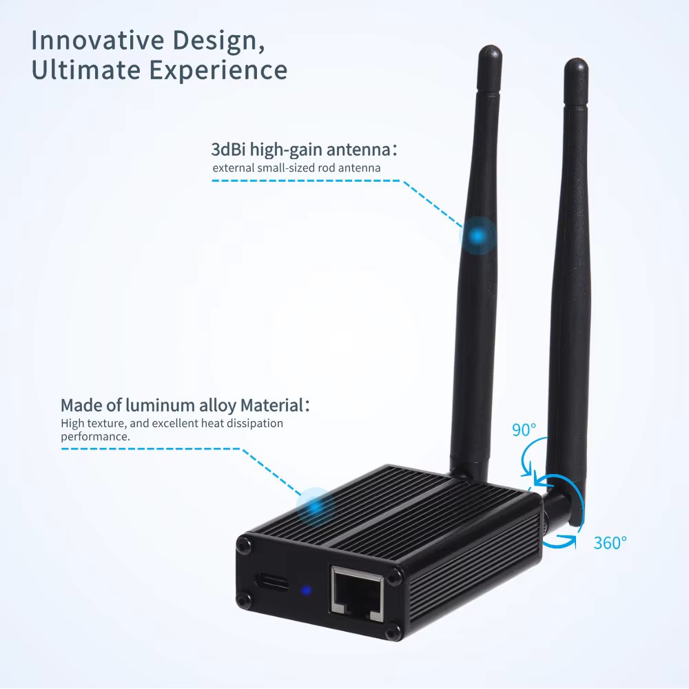 DIYANI Smart Dongle ETH‑52P7 – Zigbee 3.0 via LAN/WiFi/USB