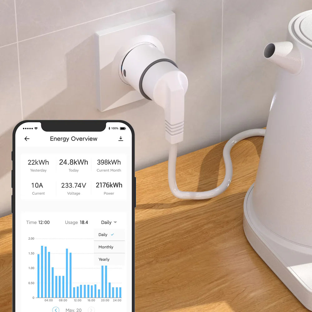 SONOFF iPlug S60ZBTPF Zigbee Slimme Stekker met Energiemeting | 16A | Type F