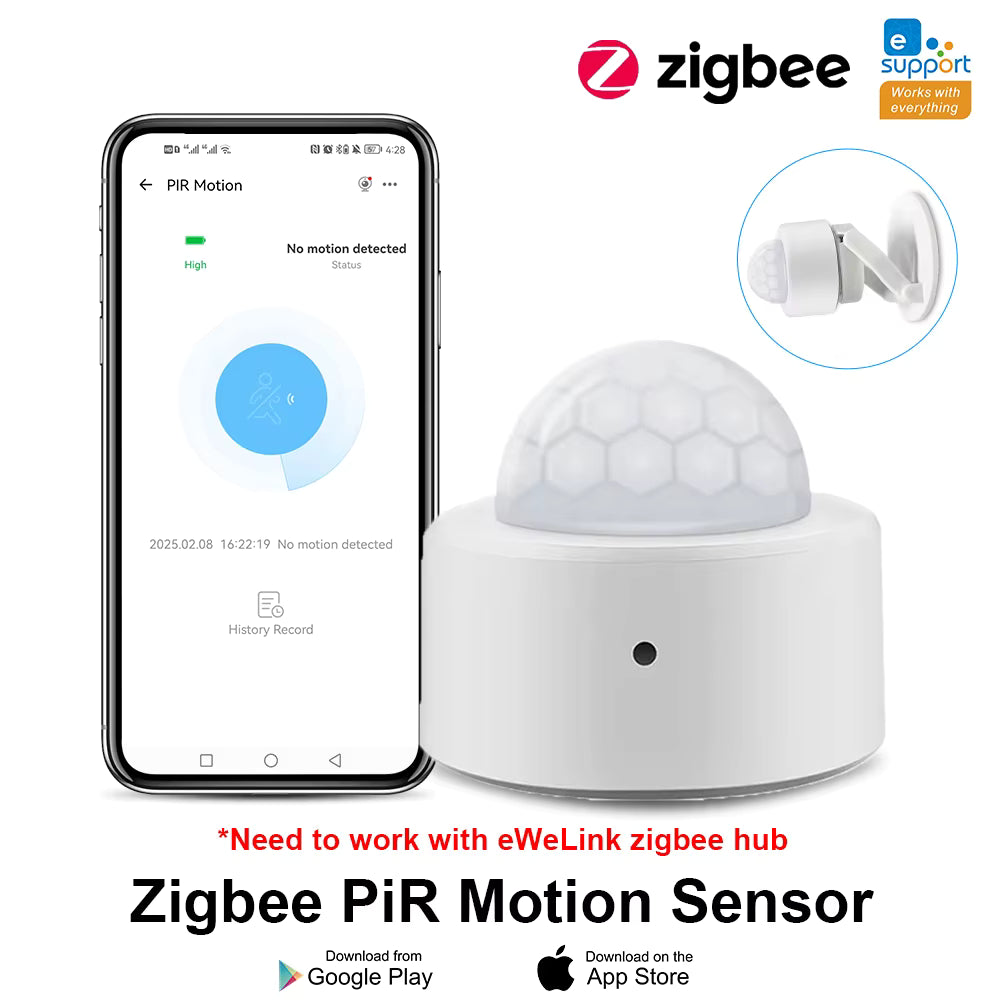 Zigbee MINI Bewegingsmelder – ZHA, Zigbee2MQTT & eWeLink support