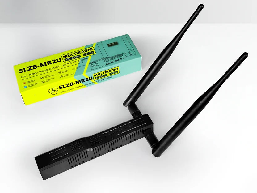 SMLIGHT SLZB-MR2U Dual-Radio Adapter | Zigbee 3.0, Thread & PoE Coördinator