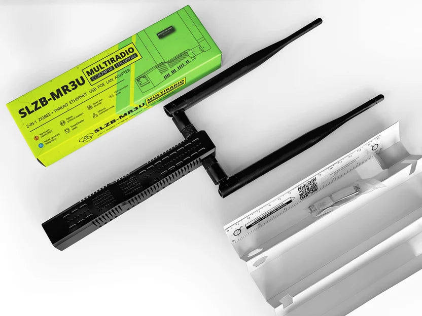 SMLIGHT SLZB-MR3U | Multi-Radio Zigbee 3.0 & Thread Ethernet PoE Coordinator