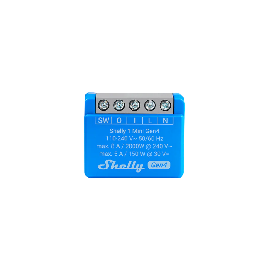 Shelly 1 Mini Gen4 – Compact built-in switch with WiFi, Zigbee and Matter