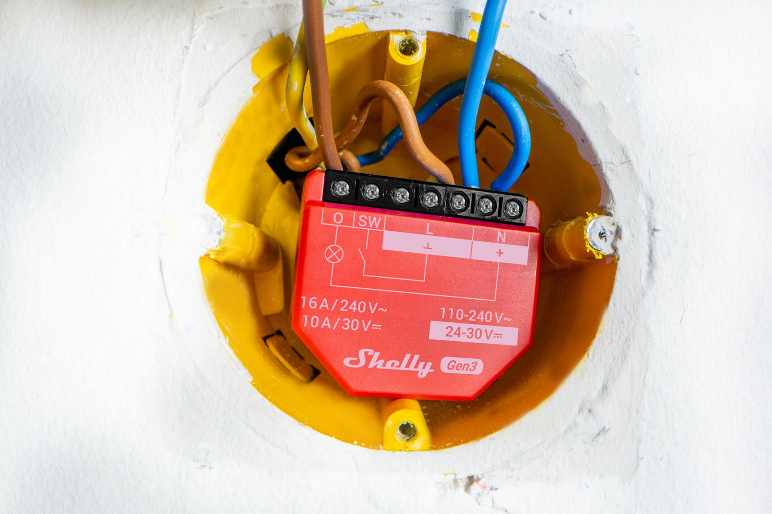 Shelly 1PM Gen3 | Wi-Fi Switch with Energy Metering