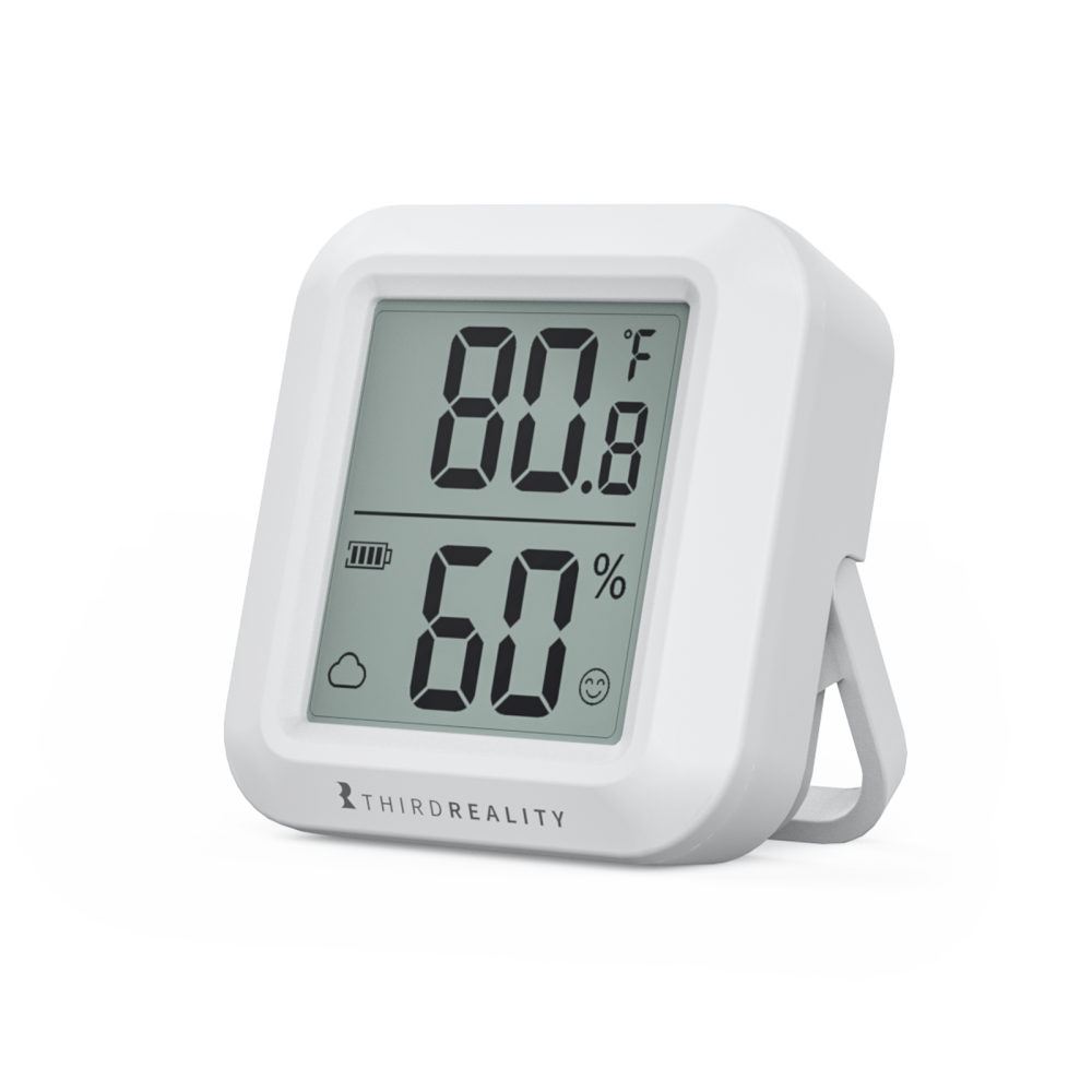 THIRDREALITY Temperature and Humidity Sensor with LCD Display – Zigbee