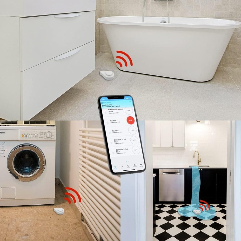 THIRDREALITY Water Leak Sensor – Zigbee Water Leak Sensor
