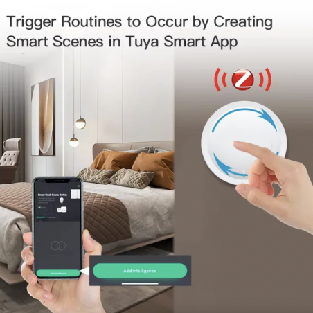 DIYANI Zigbee Rotary Knob – Draaien, Drukken en Scènes Activeren