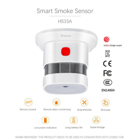 HEIMAN HS1SA-E Zigbee 3.0 Rookmelder