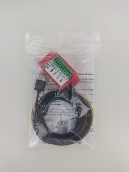 USB 5-Kanal S0 Pulszähler | Zwischenzähler Auslesen (kWh, Wasser & Wärmepumpe)
