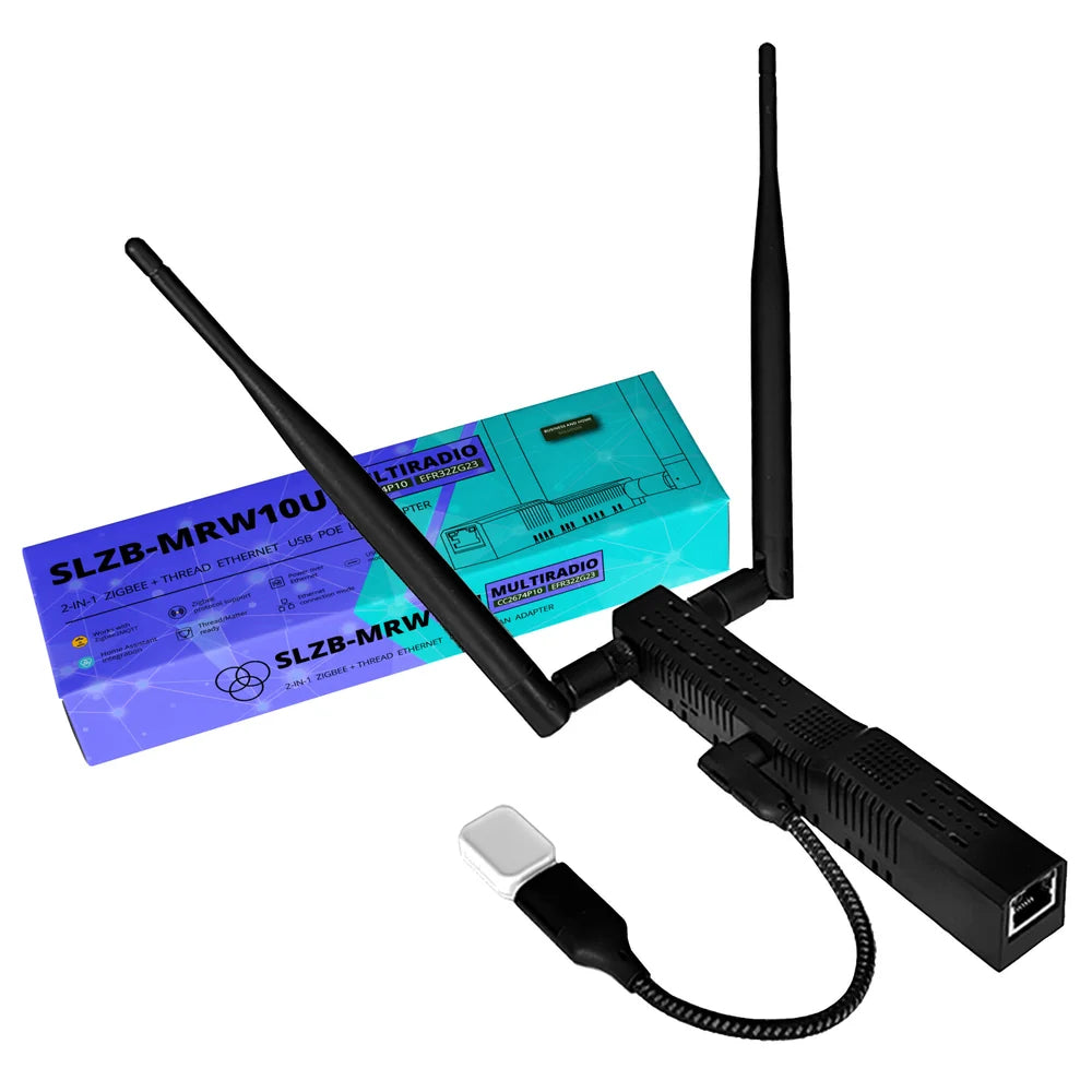 SMLIGHT SLZB-MRW10U Multi-Protocol Adapter | Zigbee 3.0, Z-Wave 800 & Thread