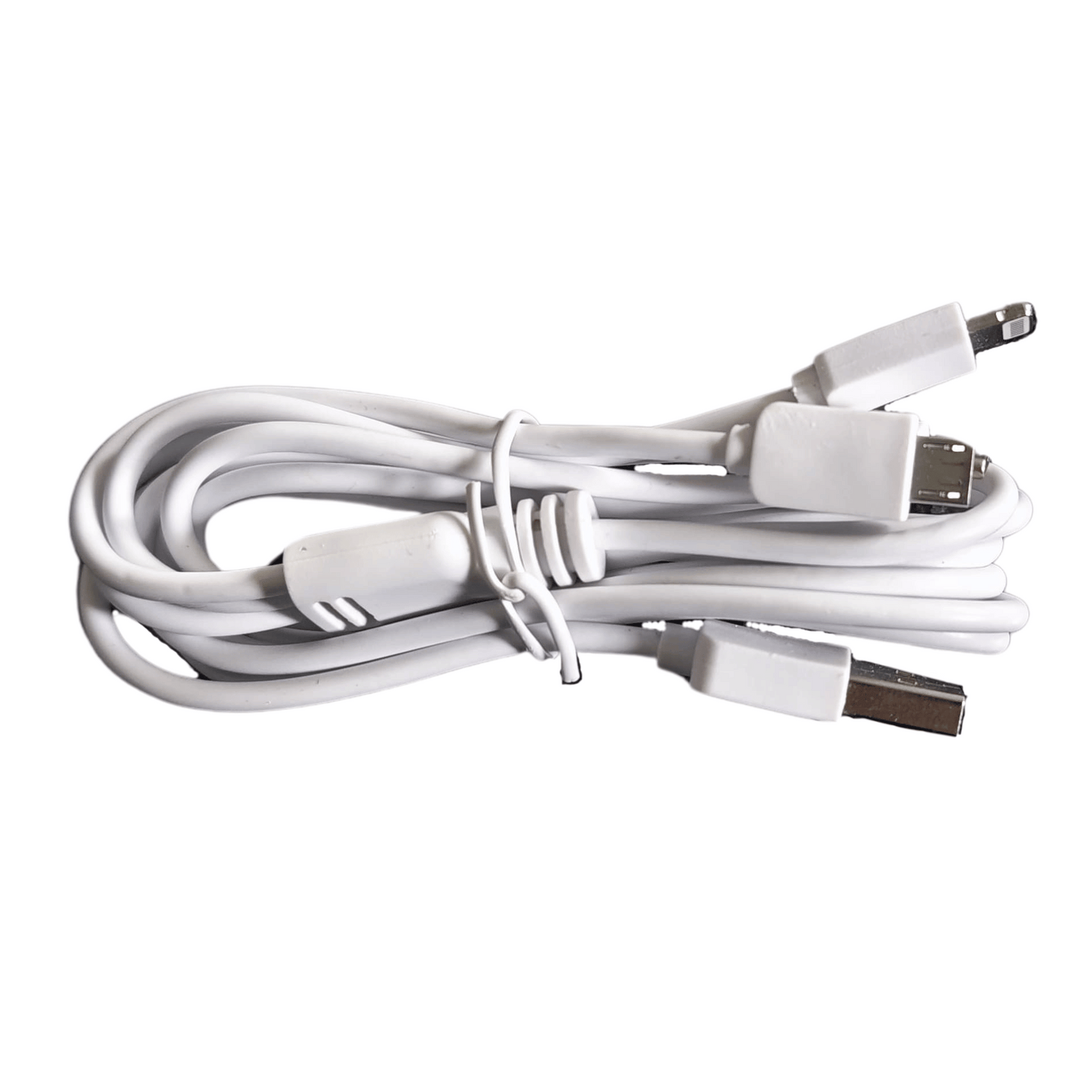 Multifunctionele USB-Kabel 150 cm – USB-C, Micro-USB & Lightning