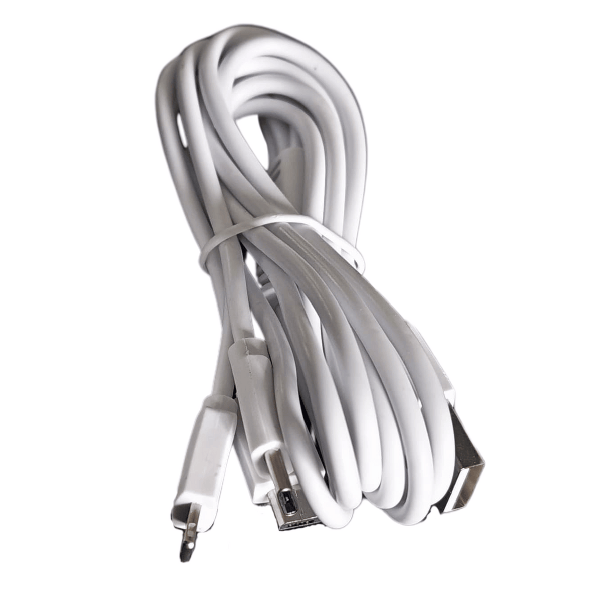 Multifunctionele USB-Kabel 150 cm – USB-C, Micro-USB & Lightning