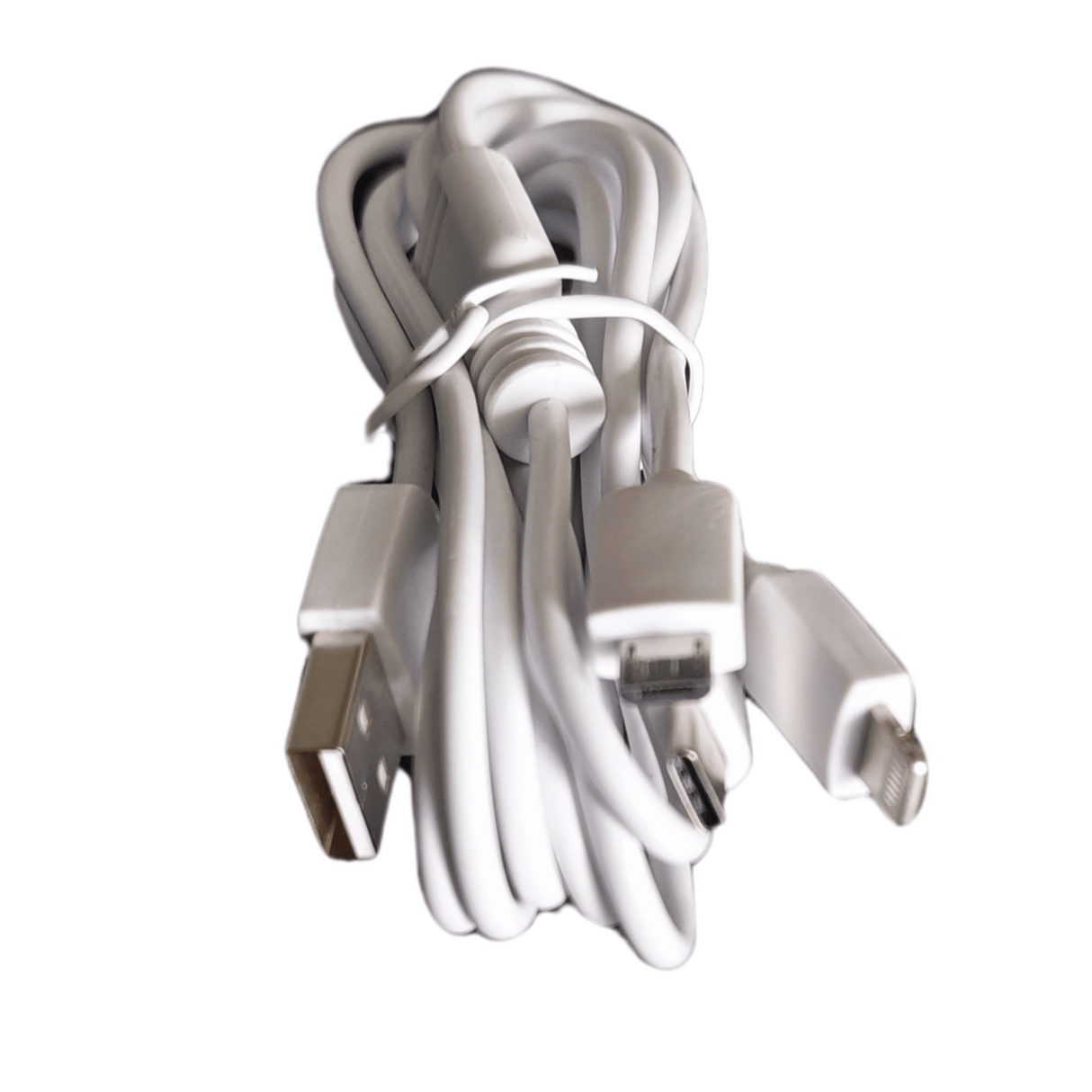Multifunctionele USB-Kabel 150 cm – USB-C, Micro-USB & Lightning