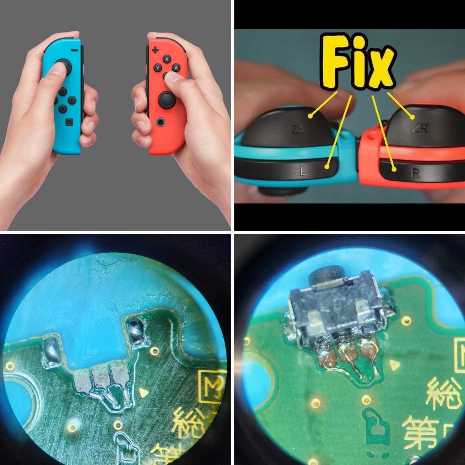 Nintendo Switch | Originele Joycon LR Micro Schakelaar (Set van 2)