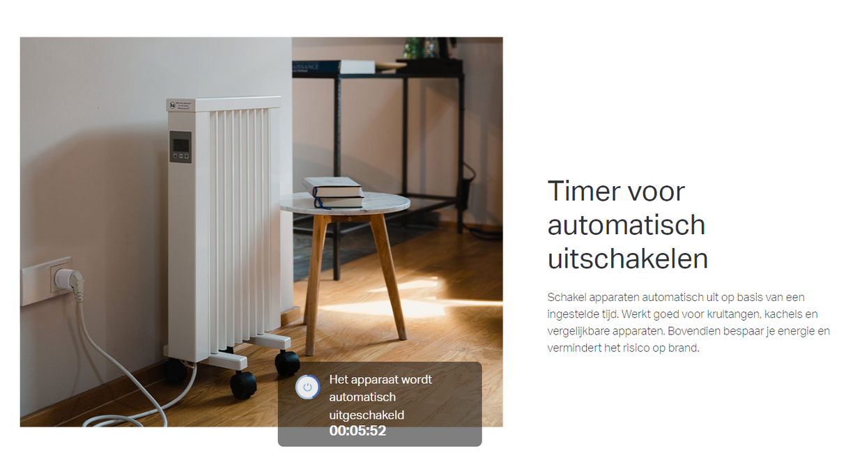 Tapo P115 Mini | WiFi | met stroommeting | 3680W - 16A | Type F (EU)