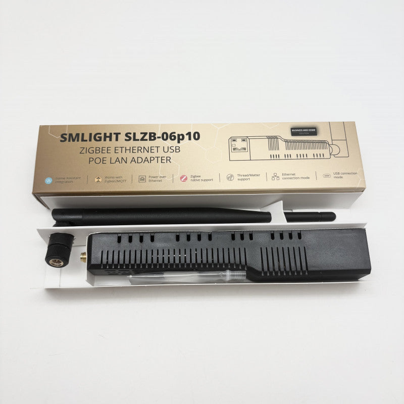 SMLIGHT SLZB-06p10U | Ethernet PoE & Wi-Fi Zigbee 3.0 of Thread Coördinator