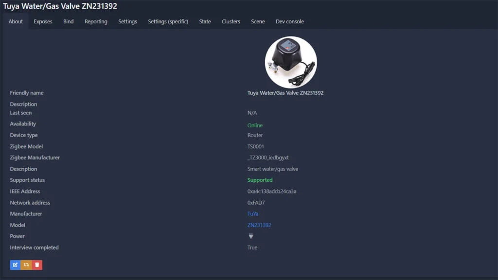 Zigbee Slimme Water- en Gasafsluiter | Automatische Kraancontroller