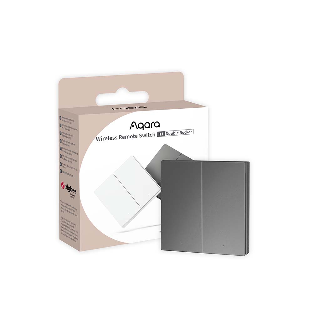 Aqara Wireless Remote Switch H1 | Met 2 schakelknoppen