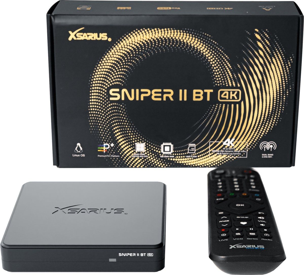 Xsarius Sniper 2 BT UHD 4K – Bluetooth Versie