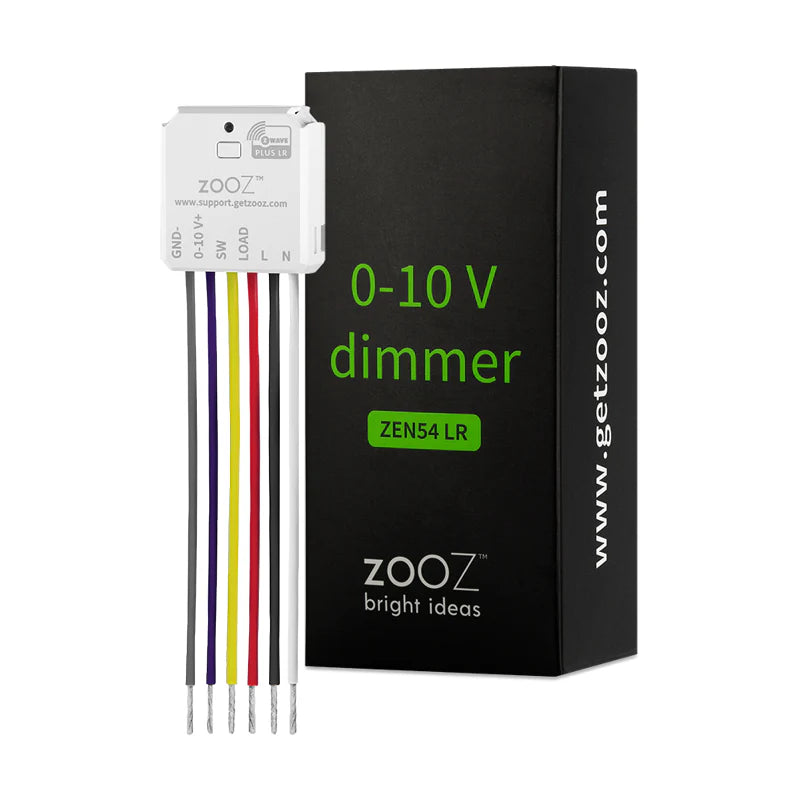 Zooz 0-10 V Dimmer | ZEN54 | Z-Wave Plus 700 EU Serie
