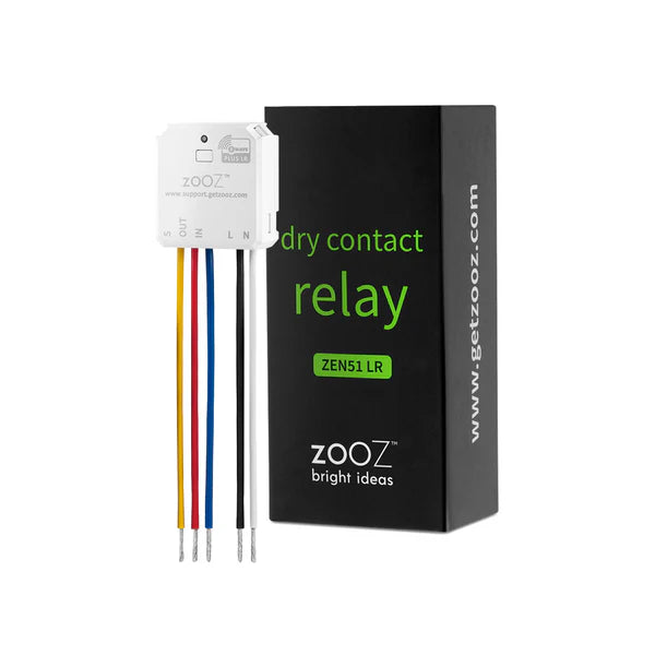 Zooz Dry Contact Relais | ZEN51 | Z-Wave Plus 700 EU Serie