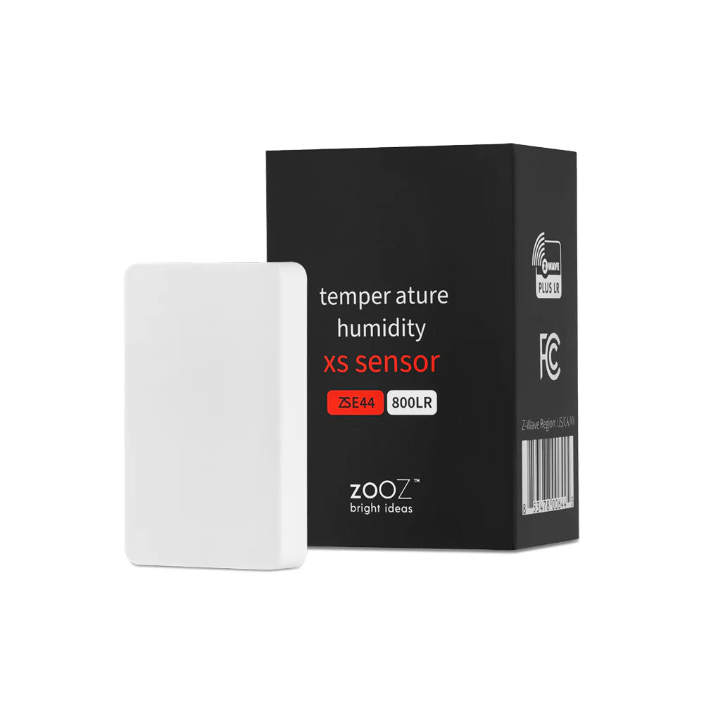 Zooz Temperature & Humidity Sensor | ZSE44 | Z-Wave Plus 800 EU Series