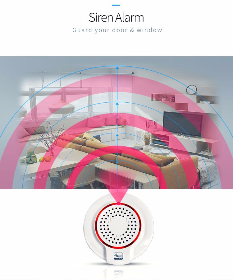 NEO Coolcam Alarm & Sirene – Kompakte Z-Wave Plus Sirene
