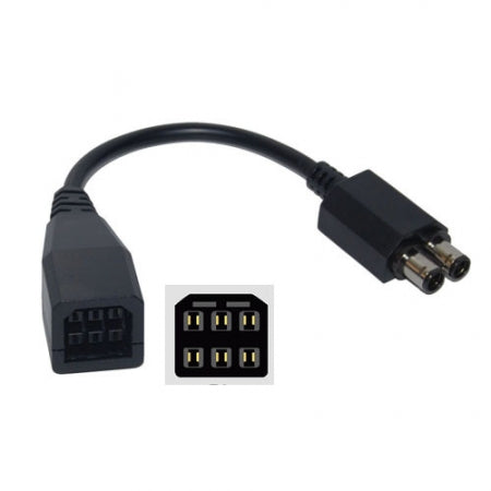 Xbox 360 Power Cable Converter: FAT -> SLIM