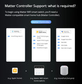 Zemismart ZM206 | Matter WiFi Wandschakelaar met Display