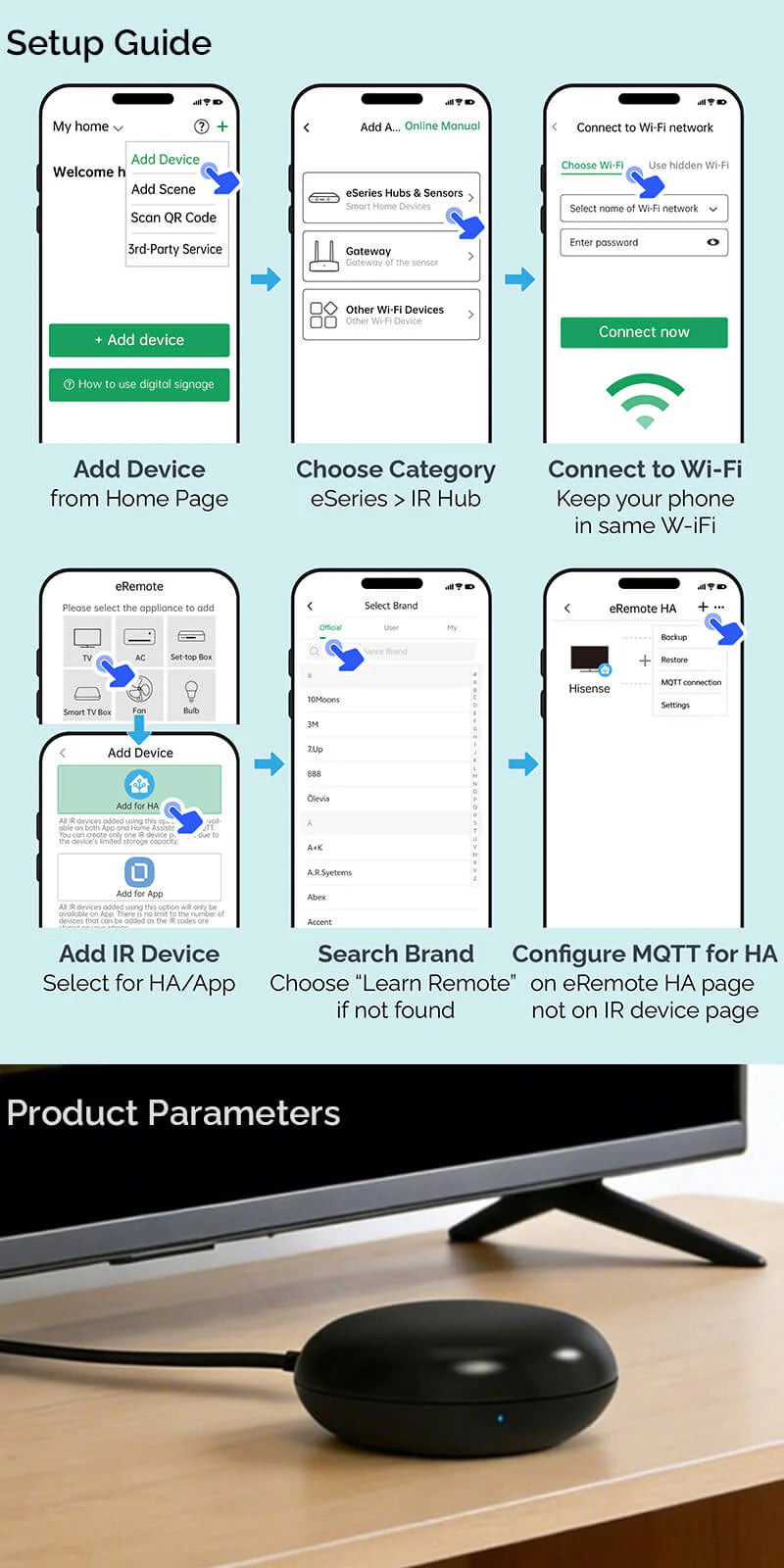 LinknLink eRemote HA – IR Blaster met MQTT voor Home Assistant