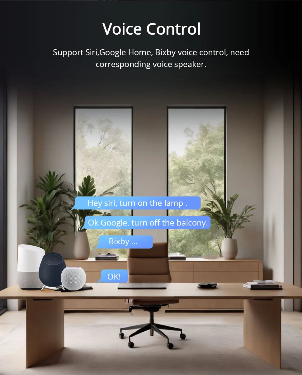 Zemismart ZM206 | Matter WiFi Wandschakelaar met Display