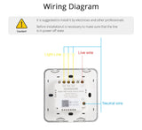 Zemismart ZM206 | Matter WiFi Wandschakelaar met Display