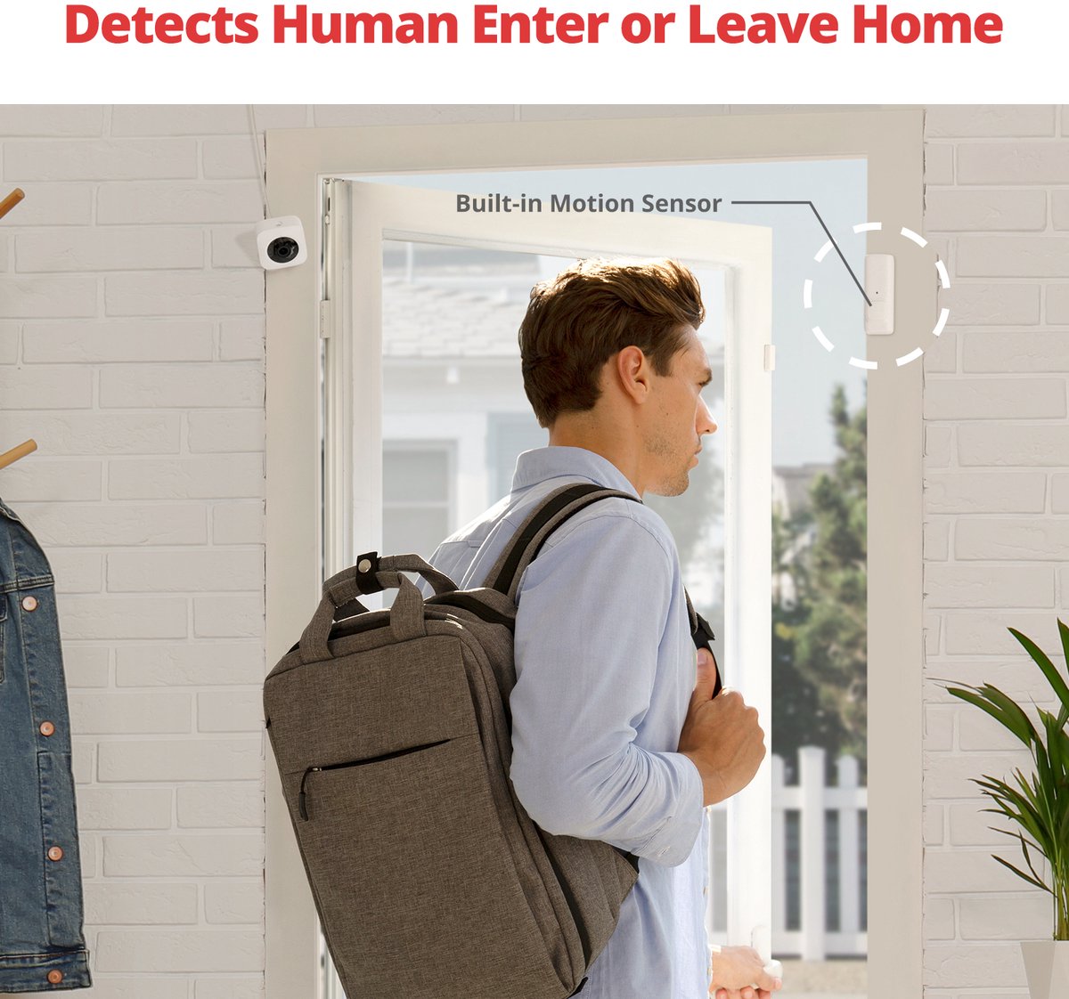 SwitchBot Contact Sensor | Door and Window Sensor with Motion Detection