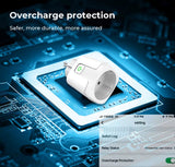 DIYANI Smarte WLAN-Steckdose mit Strommessung | 3690W 20A | Typ F