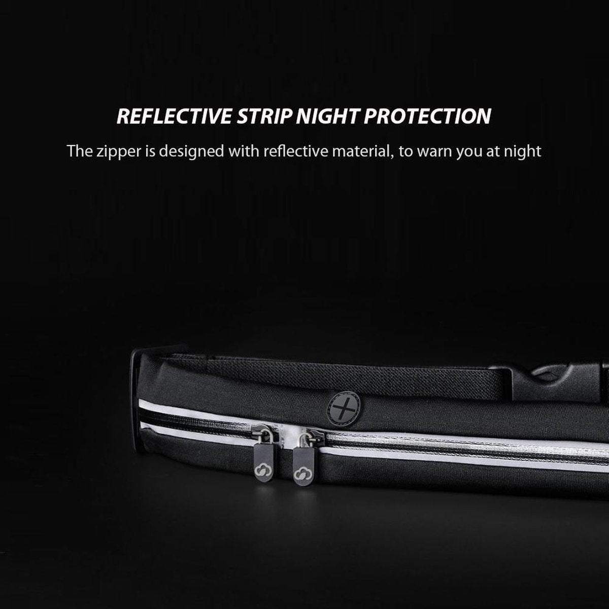 Yunmai Hardloopband – Reflecterend, Waterbestendig & Verstelbaar Running Belt