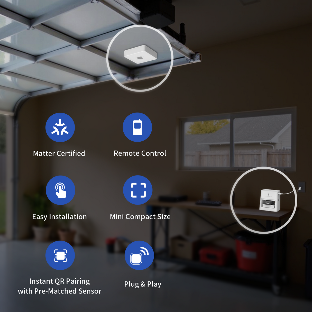 THIRDREALITY Smart Garage Door Opener - Matter