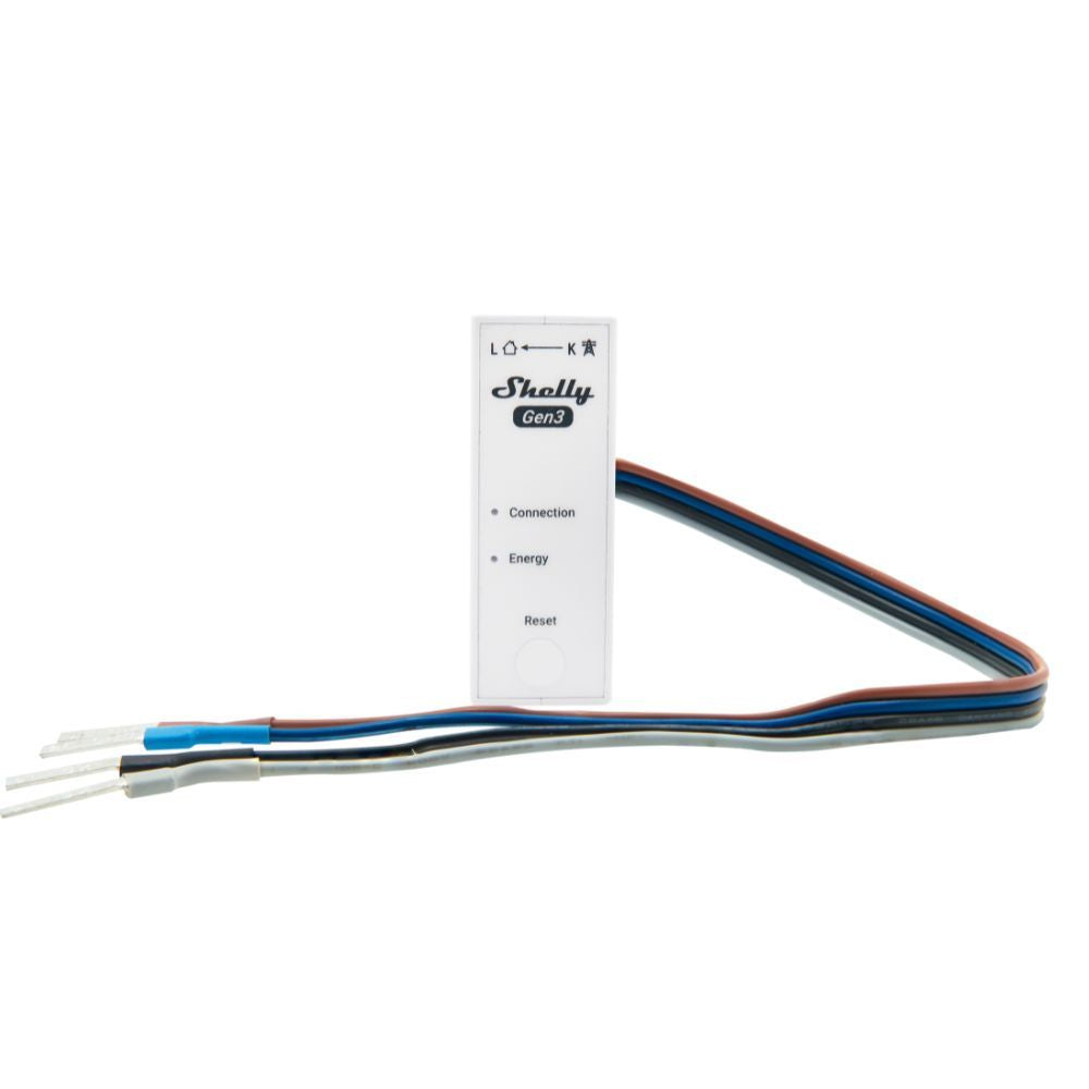 Shelly 3EM-63W Gen3 | 3-Phase Energy Meter with Wires – slimhuisje.nl