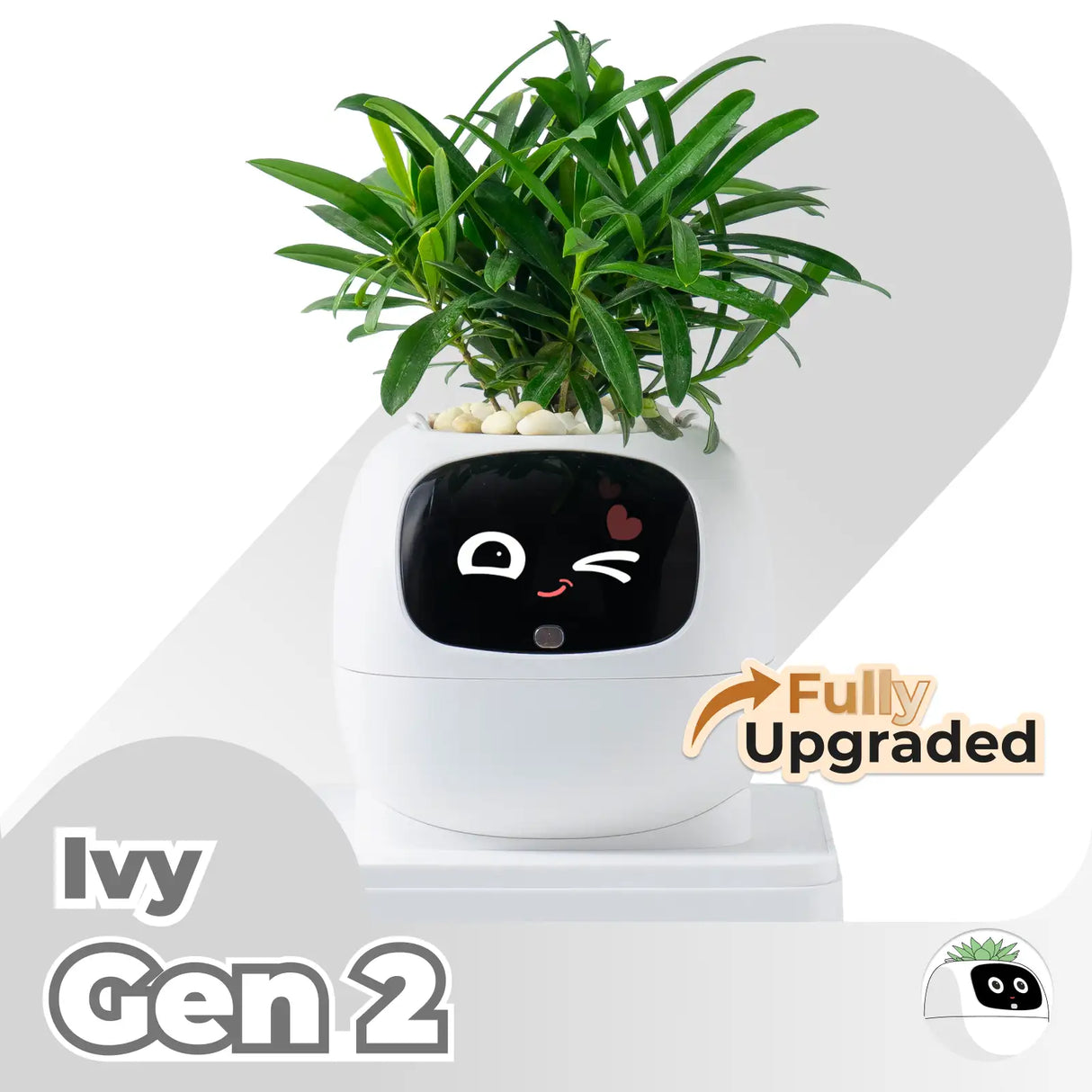 Plantsio Ivy Gen 2 – Interactive Smart Plant Pot with 9 Sensors