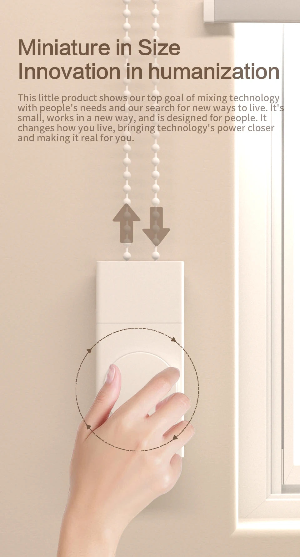 Zemismart MTP1 | Draadloze rolluikmotor (Retrofit) | Matter over Thread