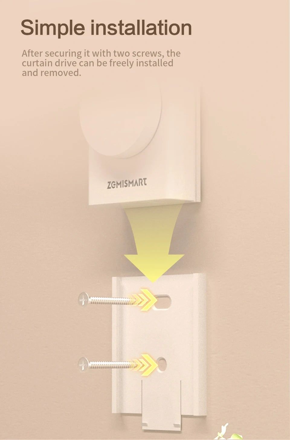 Zemismart MTP1 | Draadloze rolluikmotor (Retrofit) | Matter over Thread
