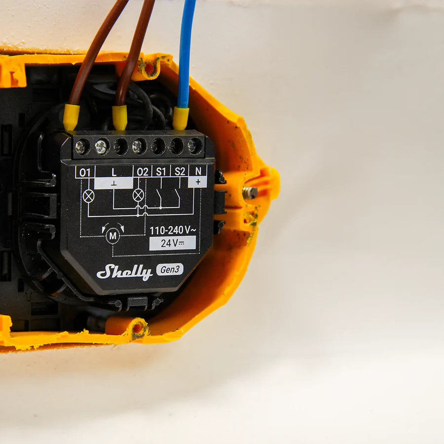 Shelly 2PM Gen3 – Intelligenter Unterputzschalter 2x 16A mit WiFi und Verbrauchsmessung