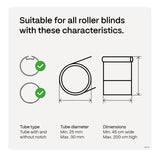 MotionBlinds Upgrade Kit – Retrofit Rolgordijnmotor 433 MHz