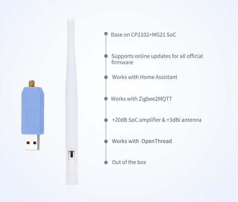 DIYANI Smart Dongle 1P - Zigbee 3.0 coördinator & Thread‑ready