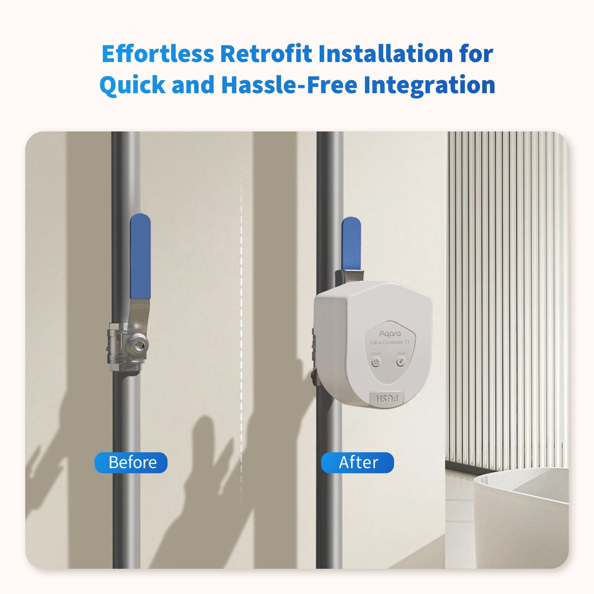 Aqara Valve Controller T1 – Slimme Waterafsluiter