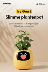 Plantsio Ivy Gen 2 – Interactieve Slimme Bloempot met 9 Sensoren