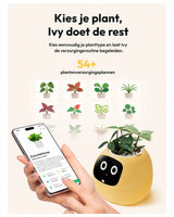 Plantsio Ivy Gen 2 – Interactieve Slimme Bloempot met 9 Sensoren