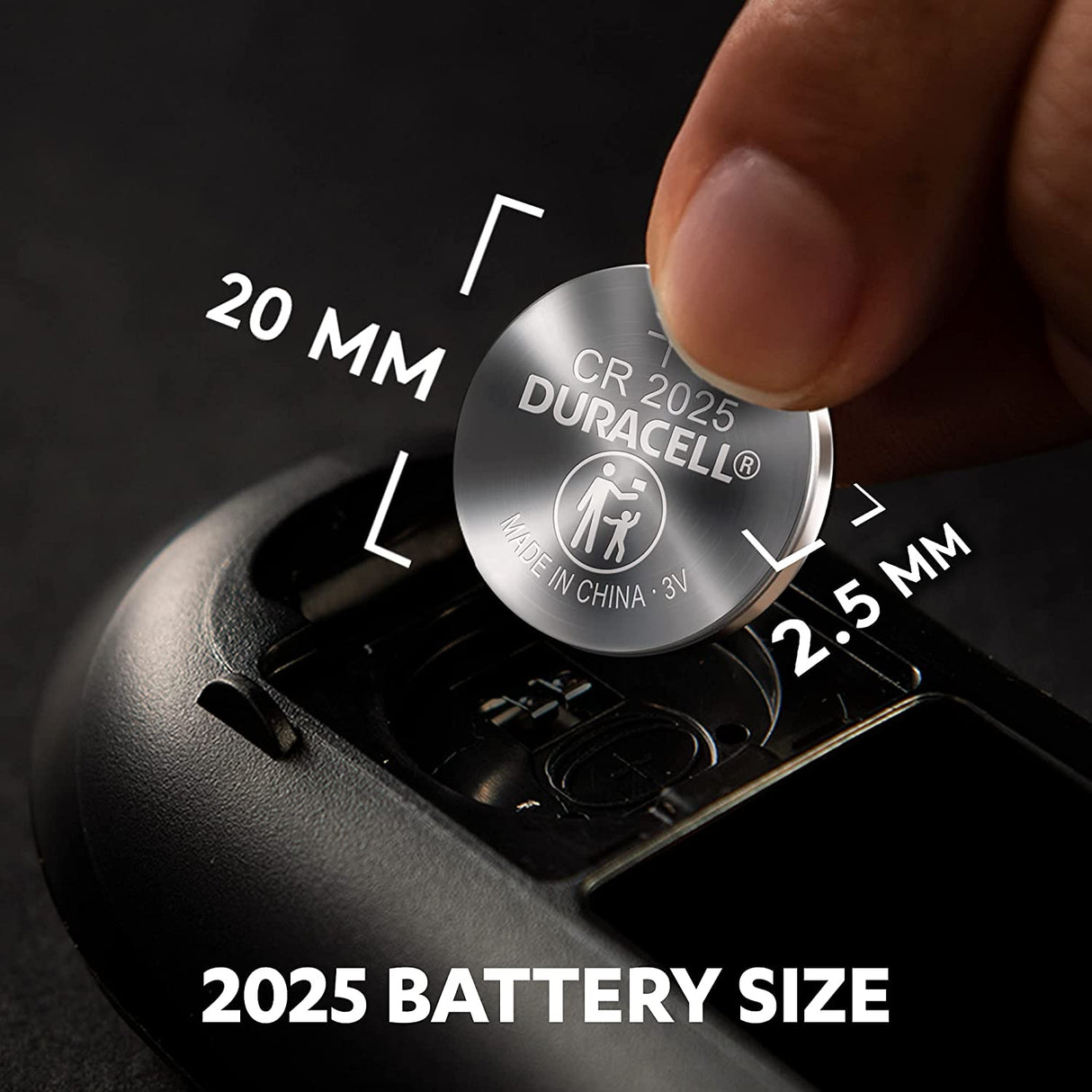 CR2025 Premium 3V Button Cell Battery (4-Pack) | Duracell